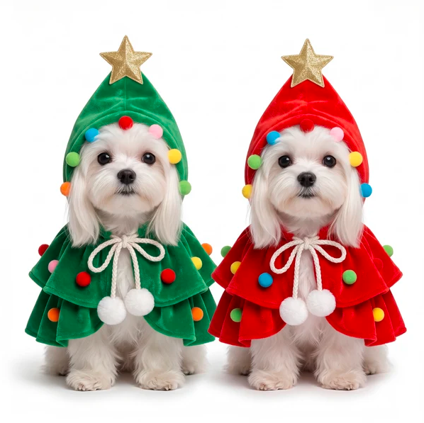 Disfraz Árbol de Navidad para Perros